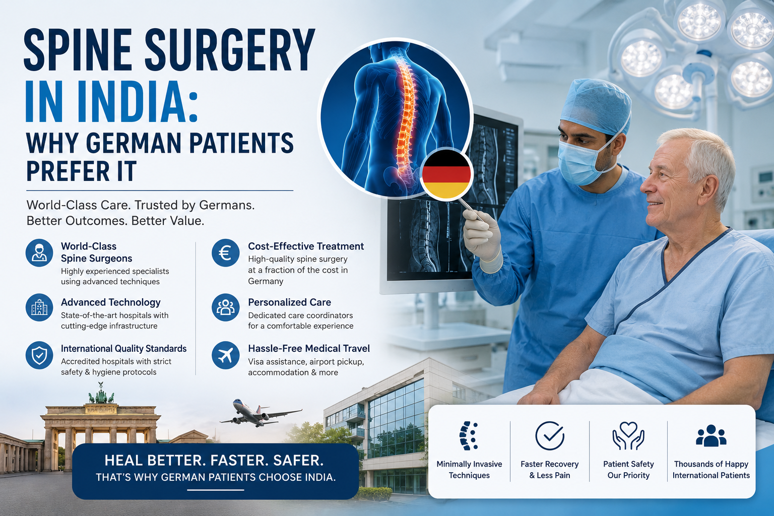 Spine Surgery in India: Why German Patients Prefer It 